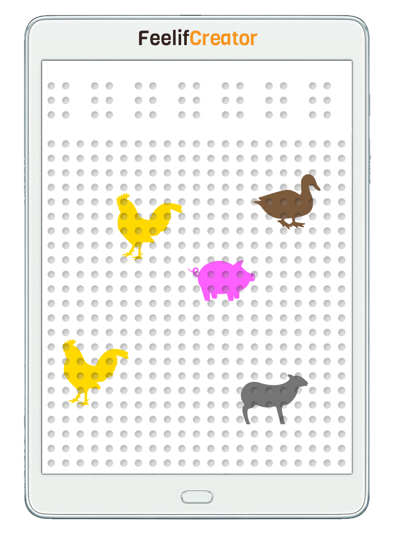 Digital Farm game for blind