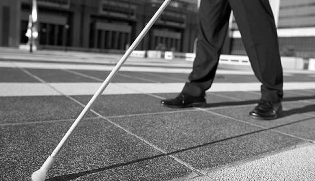 Blind person Blind person
