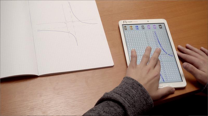 Feelbook for learning graphs and geometrical functions